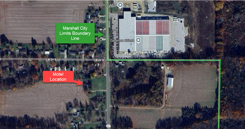 Buskirk Motel - Aerial Map